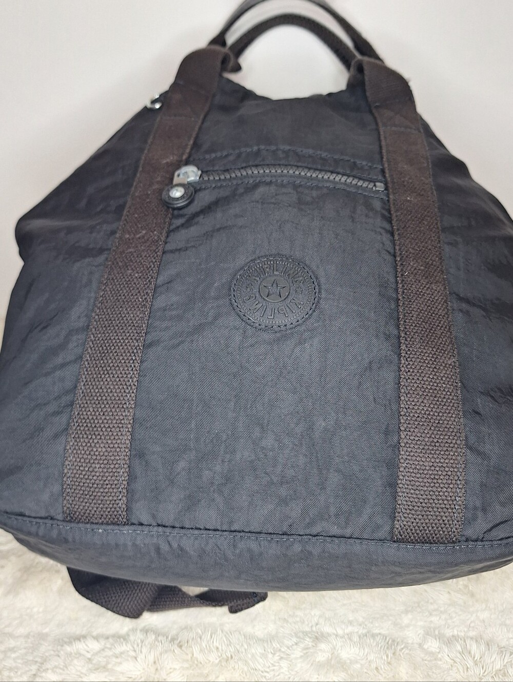 Kipling Black Nylon Backpack - Picture 6 of 12